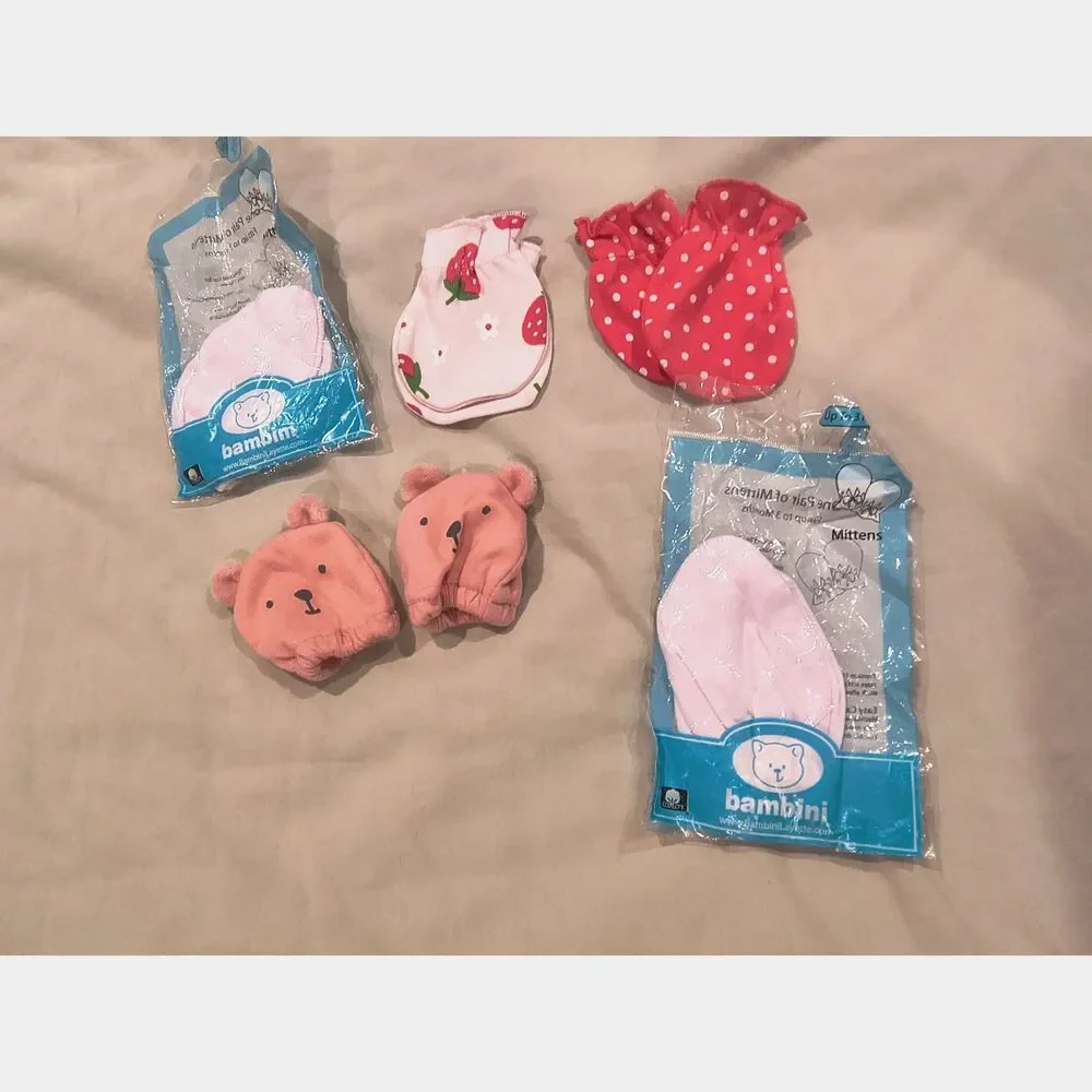 7 Baby Mittens No Scratch, Newborn Gloves 0-6M, Registry Essential